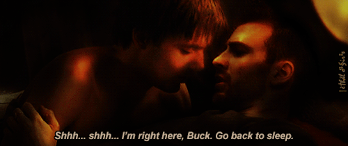 lethal-desires:Dependency (Where Bucky panics if he can’t find Steve next to him when he wakes up in