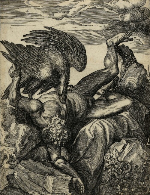 Tityus by Martin Rota (1570)