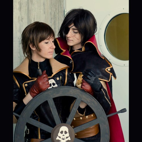 Space Pirate Captain Harlock cosplay photoshots :) Costumes made by me ~Visit me on facebook - www