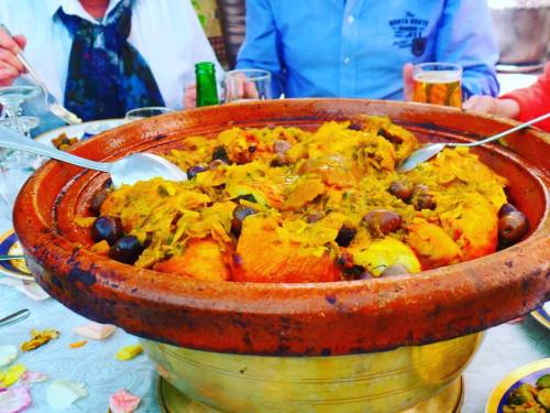 Delicious ©Stephanie Broch #tajine #ksarelhamra #Marrakech #Morocco (hier: Restaurant Ksar El Hamra)