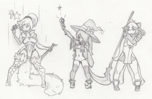 ekasuri: I’ve wanted to draw a few characters from some artists I admire, but then I got the i