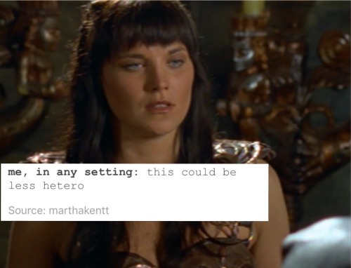 agentofkhaose:Xena + text post meme pt.3