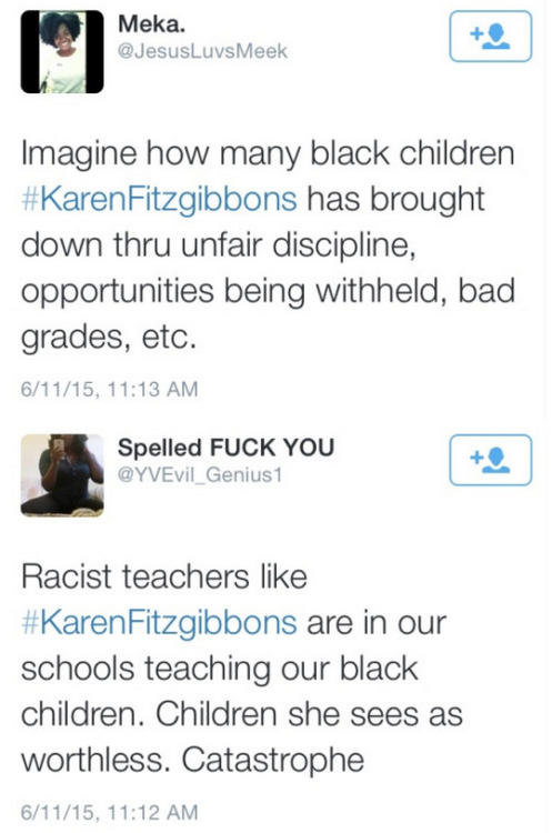 edens-blog:  krxs10:  +++++ ATTENTION +++++Texas elementary school teacher write racist FB post. says she “almost wants to return to segregation and the 1950s”  Yes, that’s a real post from a real elementary school teacher in Texas responding to