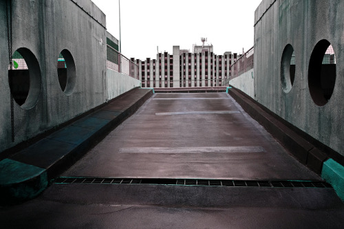 scavengedluxury:Welford Road car park. Leicester, February 2015.