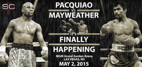 texastheempire:  Floyd Mayweather vs Manny Pacquiao is On!!!  I put 񘠄 on Mayweather!!!  Where yo Money At?