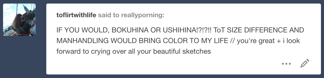 reallyporning:  ty for this blessed prompt 🙏