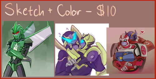 perceptur:  Transformers Characters Only!I will not draw: Porn (if you have a risque request check with me first if I’ll do it or not).    I do offer NSFW commissions on my nsfw sideblog, message me off anon for the link to it.Bayverse Designs (or,