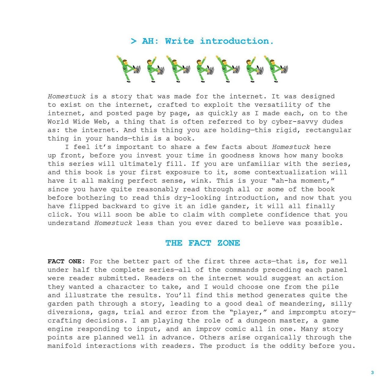kaylaserket: Images from the first Homestuck book.  Second book 