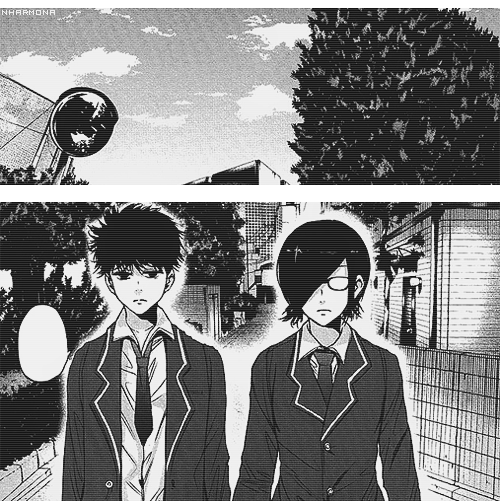 charizaard:  School uniforms! (´ω｀★)   //   Tokyo Ghoul chapter 20 