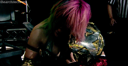 thearchitectwwe:  Asuka vs Nikki Cross:  Last Woman Standing Match (28-June-2017)
