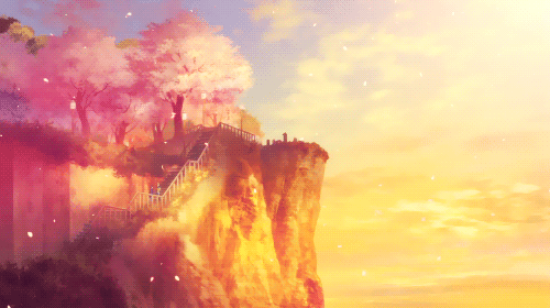Back To The Basics — Anime Landscape Gifs For The Signs...