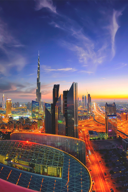 wearevanity:  Dubai Sunset © 