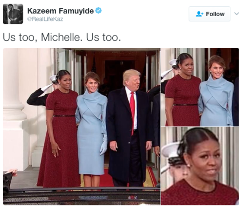 teamnowalls - micdotcom - Michelle Obama’s expression on...