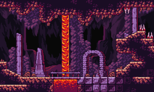 My newest asset pack in the fantasy series - Lava Cavesaamatniekss.itch.io/lava-caves-tilese
