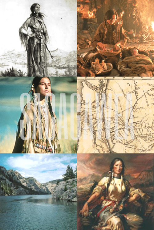 awesomeladiesofhistory:Sacagawea (c. 1788-1812)Sacagawea was a Lemhi Shoshone woman who was part of 