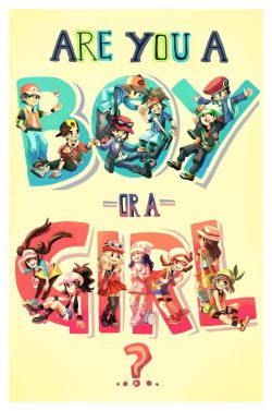 retrogamingblog:  Pokemon: Are you a boy