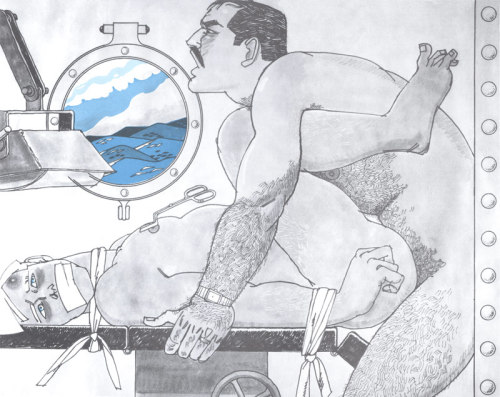 Sick Bay - Illustration 4 - illustrated by Joe Hong for a story about revenge by R. Clark. Read the 