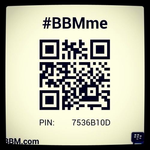 My New #BBM PIN (at Hacienda Manzo)