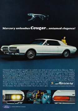 dtxmcclain:  Mercury Cougar, 1967