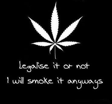 Idc if it&rsquo;s legal or not I&rsquo;ll smoke it no matter what. ✌️