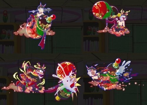 kidokon-kontsu:  The Upgraded Youkaimatsu (4 star)All of them are flying type