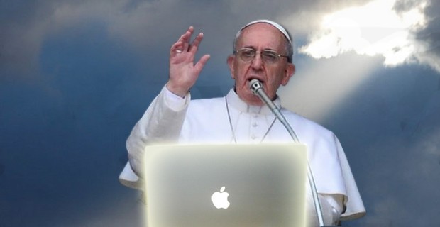 oystermag:  The Pope has declared the internet is a ‘Gift from God.’ Thank you