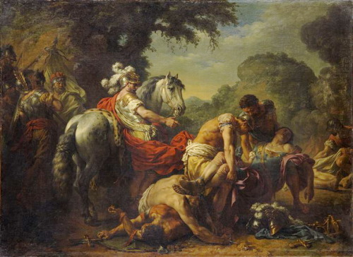 Hannibal Finding the Corpse of Marcellus by Louis-Jean-François LagrenéeChâteau de Compiègne