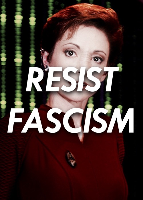 bluespock: RESIST FACISM Featuring: Star Trek ladies! Bonus: Christine Chapel, Lieutenant Saavi