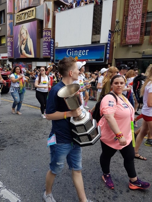hbrowne24:  Safe to say I had an absolute blast at Toronto Pride! So proud to be a part of this city.
