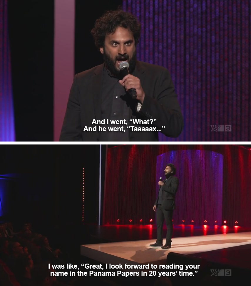 sandandglass:  Nish Kumar, NZ International Comedy Gala 2016  