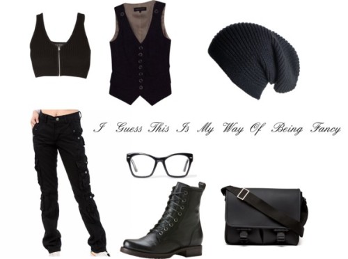 I Guess This Is My Way Of Being Fancy By Sweettime9 Featuring A Black Tank