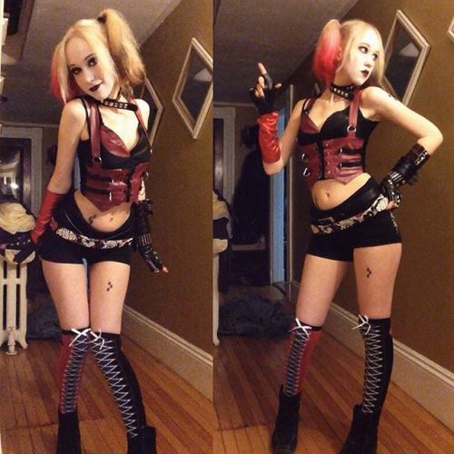cosplay-and-costumes: Arkham City Harley QuinnSource: imgur.com/r3dmTwm