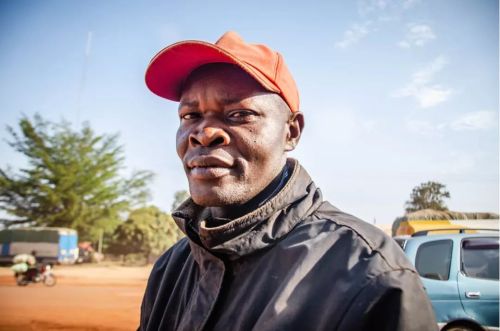 Opera Charles a motorcyclist based in Lira district ,northern Uganda. I met him as he was waiting fo