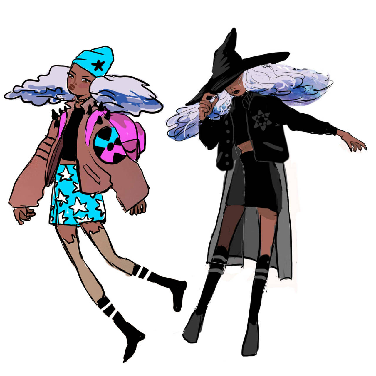 wakaju:  a fluffy witch who loves clouds and strawberry scented candy  