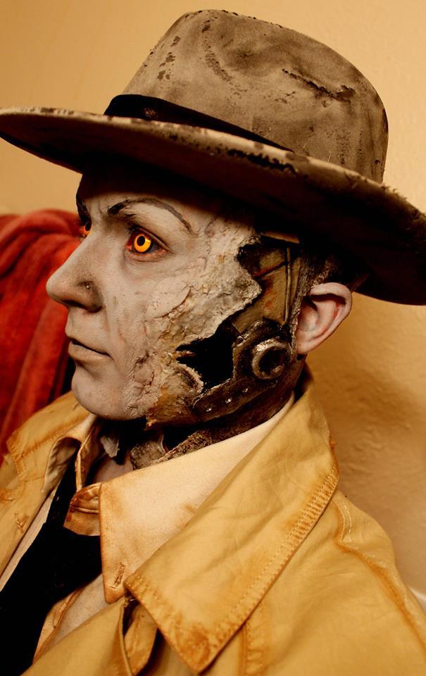 nerdy-king-of-hell:  theomeganerd:  Fallout 4 - Nick Valentine Cosplay by Arcanum