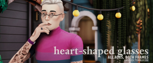 anvilesi:[TS4] heart-shaped carnaval glasses by sforzinda — i would only be exaggerating slightly if