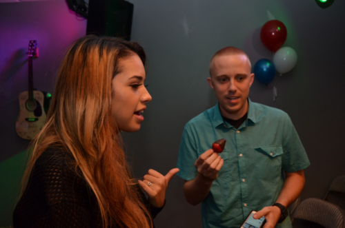 villegas-news:  Jasmine V playing games at 101.5 radio.