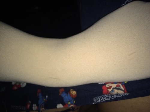 couplestockingfeet: My partner and i having fun!