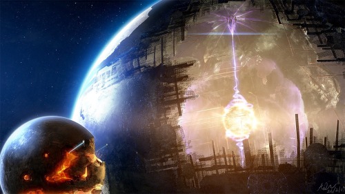 jessalrynn:  physics-bitch:  Recently, NASA have discovered something that could be an alien megastructure in space effecting the star KIC 8462852. This theory comes from observations made showing that the star was dimming by more than 20%, then it would