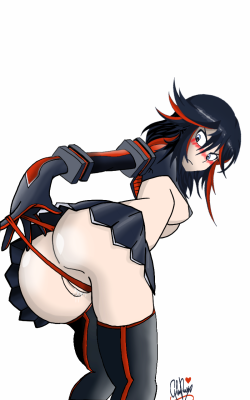 pandabuttperry:  Ryuko ;D Original outline