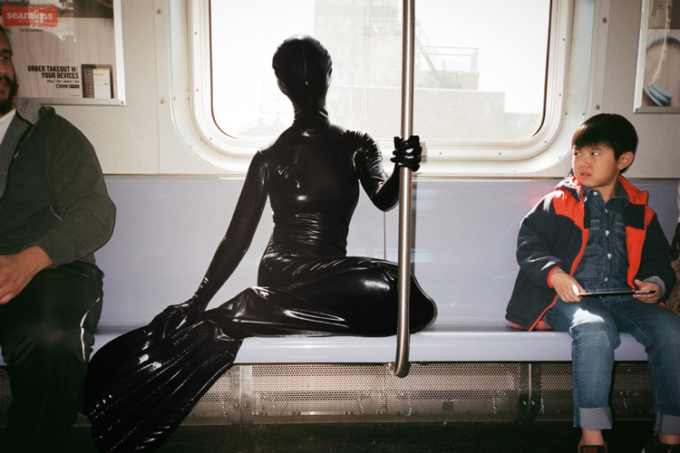 permaidpermaid:  Permaid gets attention on the NYC subway