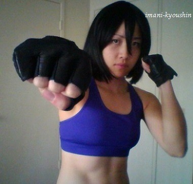 Cosplay blog of ayyyyleonajust on Tumblr: Mikasa Ackerman (sort of AU)  cosplay all that “seriously going to kick your ass” Mikasa death glares  made me feel serious haha