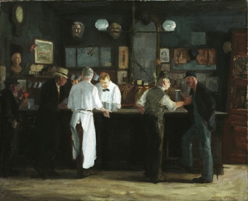 John French Sloan, McSorley’s Bar, 1912.