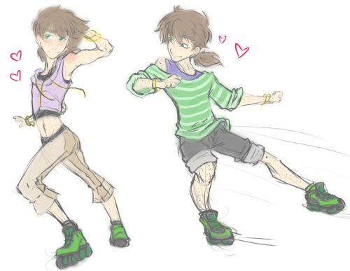 Remember how I have WAY too many Hijack AUs? How about another! This time it;s a Roller Rink AU wher