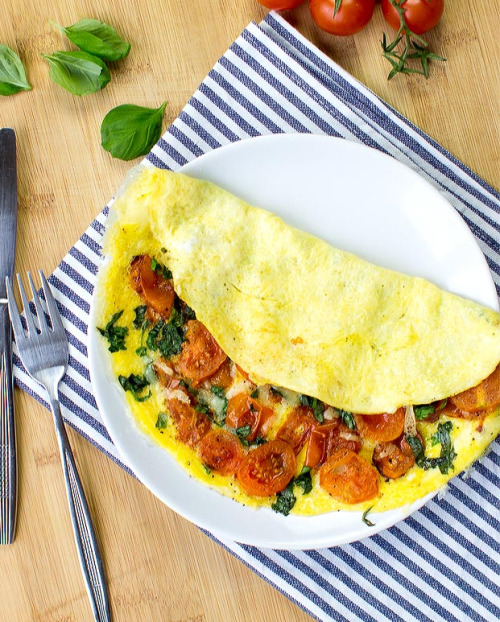 Easy Tomato Omelette