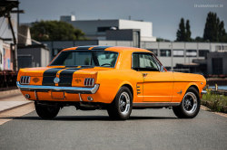 ford-mustang-generation:  Orange 1966 Ford Mustang by AmericanMuscle.de on Flickr.