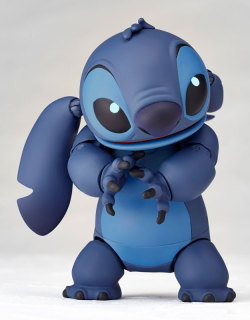 scbingham:  scottdrawsthings:  this is (almost) everything i’ve ever wanted in a Stitch toy.  i really appreciate that they gave him his additional arms as an option part.  it’s short a few essential accessories, buuuut I’m thinking maybe Kaiyodo