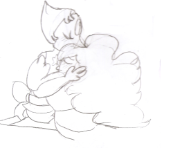 laneypenns:  and pearlmethyst that i drew