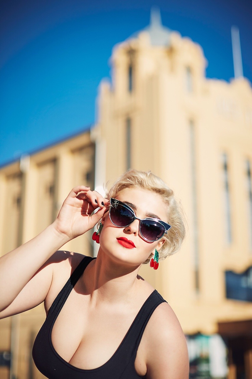 stefaniaferrario:  Stefania wearing Black Milk around St Kilda