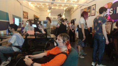 I Got To Present Bloom Into Frost At Seattle SIM With My Friend @kalpasoft And It Was So Much Fun!!!